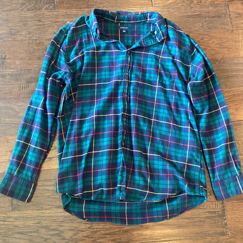 Men’s button down flannel